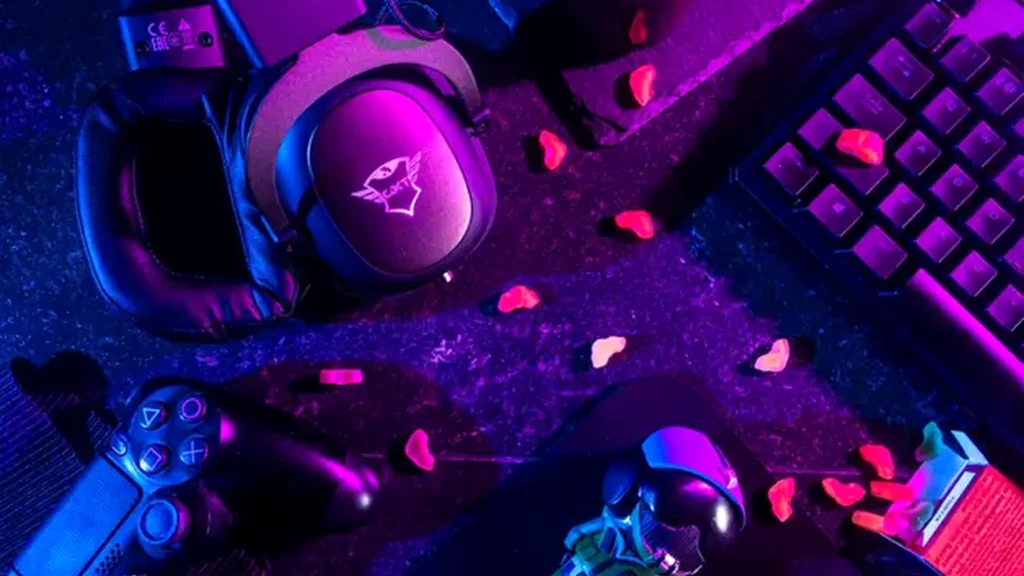 2026 Guide to Tryhard Gaming Nicknames gaming banner on table headphone, keyboard