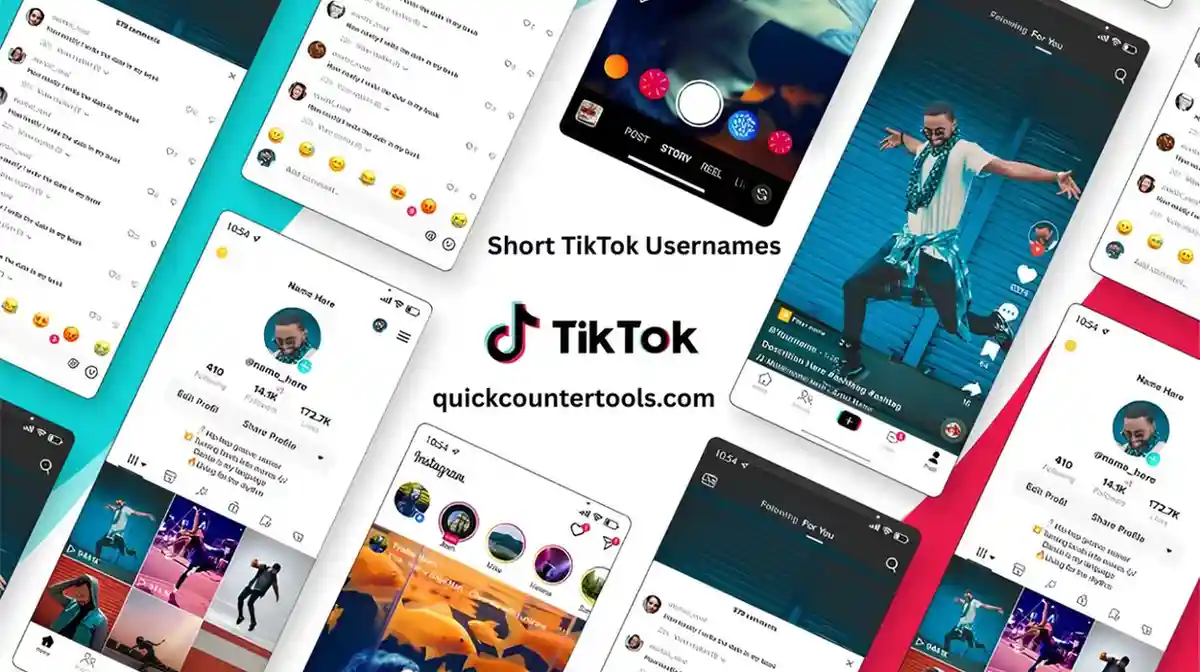 A smartphone screen displaying creative Aesthetic TikTok Username Ideas for fashion and lifestyle profiles.