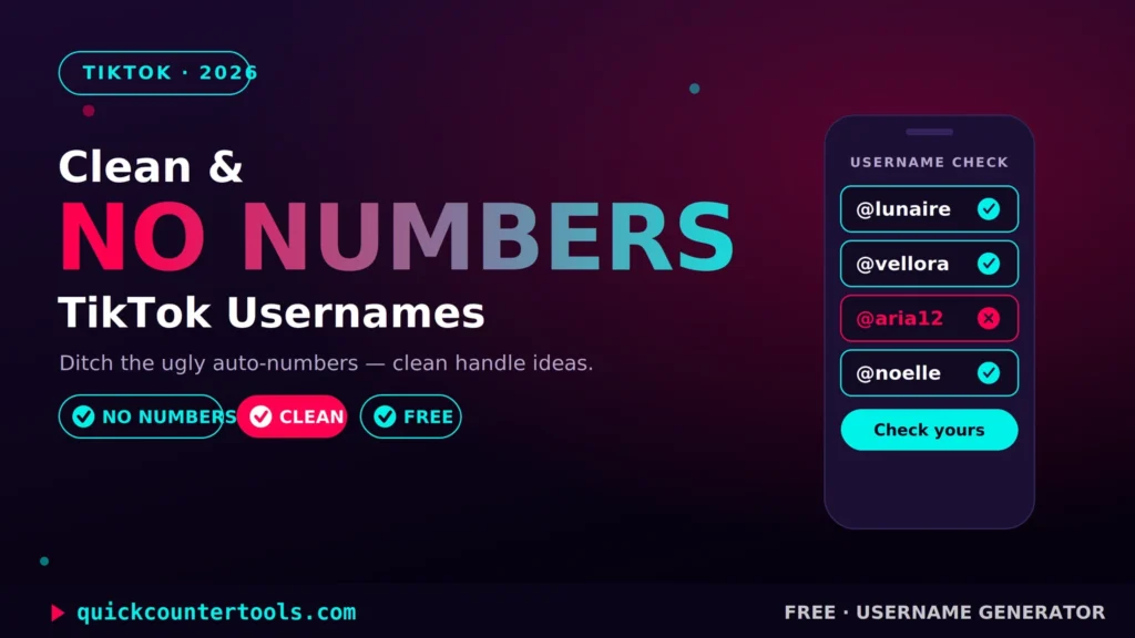 Young man holding a phone while entering a TikTok username without numbers on the screen.